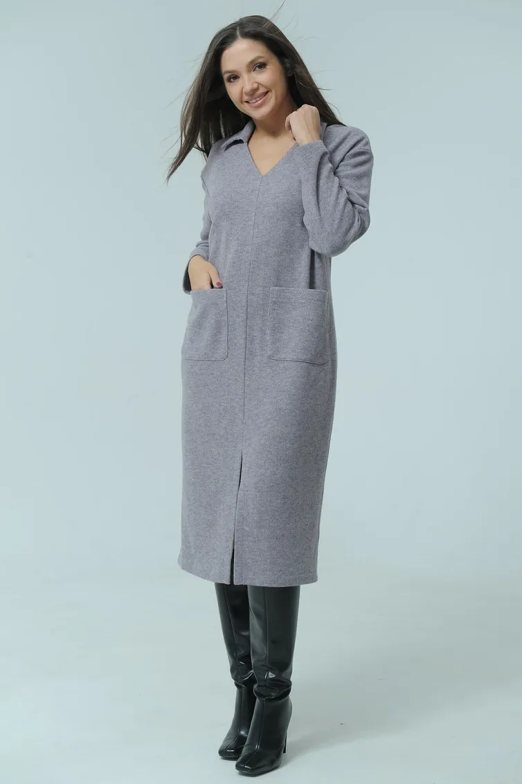 Dress Ma Cherie #4033 sero-fioletovyj