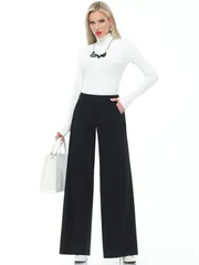 Spodnie DS Trend #Br-0251 (Shirokie vozmozhnosti, blek)