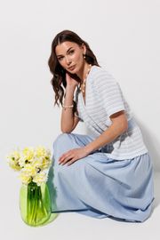 Платье Люше арт. 4378 голубой