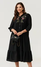 Sukienka PND 84480 chernyj