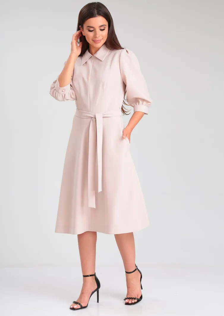 Платье Vilena-fashion арт. 905 кремовый