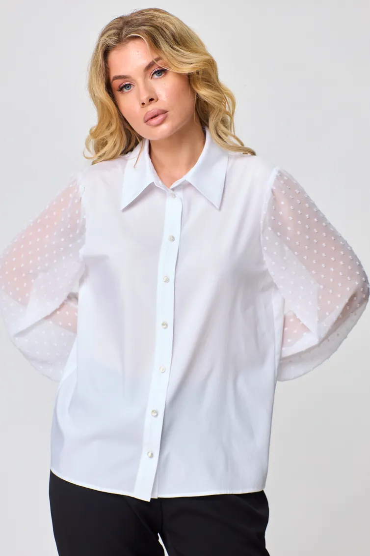 Blouse Abbi #4025 belyj