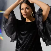 Блуза CHARUTTI арт. Молниеносная влюбленность (black)