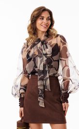 Skirt EOLA 2921 yubka t.shokolad