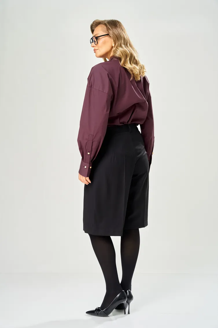 Blouse Ava fashion #M-235 bordovyj