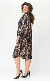 Dress Соломея Люкс 961 kapuchino