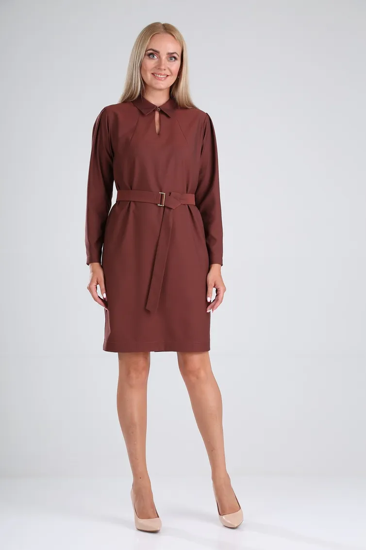 Sukienka Vilena-fashion #728 shokolad