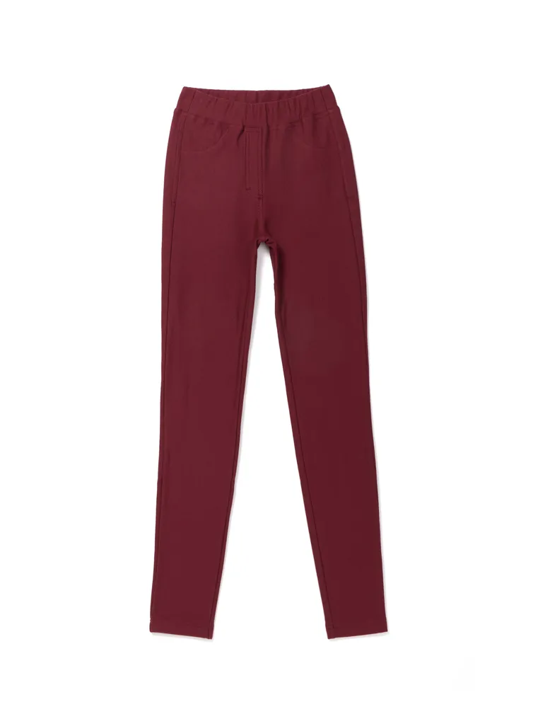 Spodnie Conte Elegant #18S-559TSP dark bordo 164