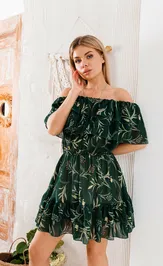 Платье BARBARA B119 малахит