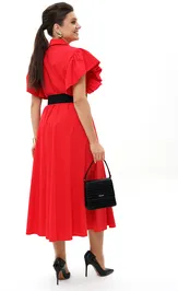 Dress ALANI 2445 krasnyj