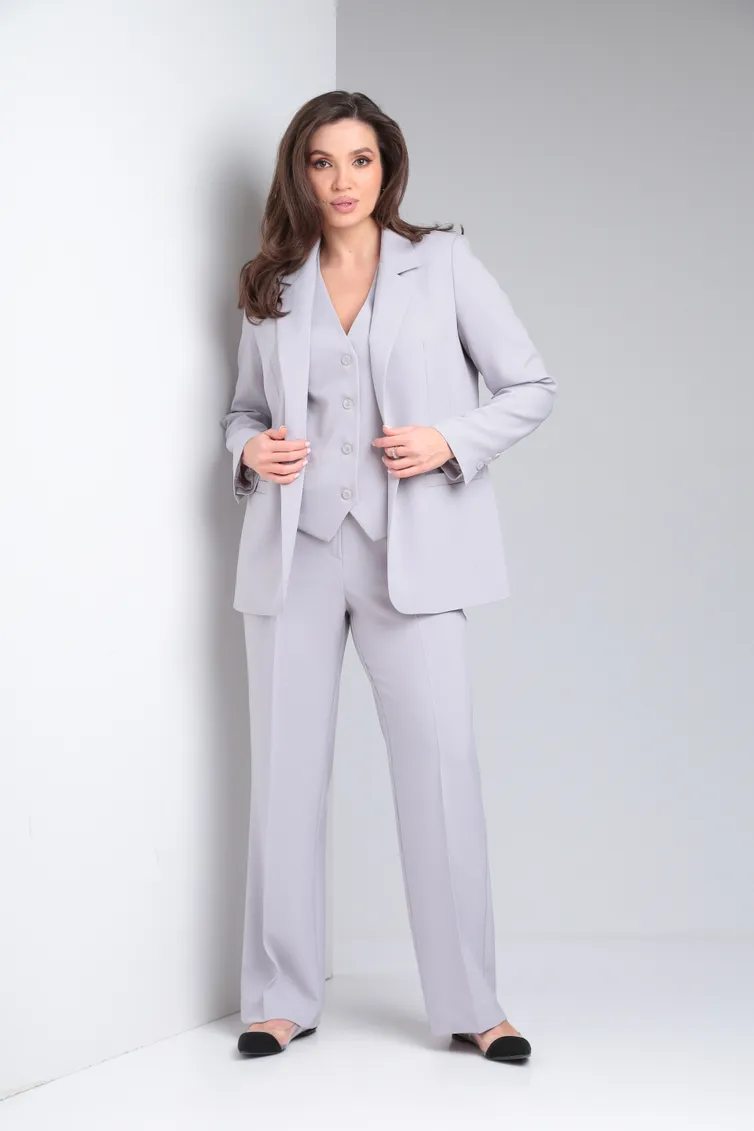 Костюм Vilena-fashion арт. 1120 серый
