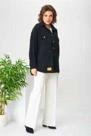 Koszula Ava fashion #M-105 chernyj