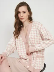 Sweter Newvay #7221-14093 pudra/mol