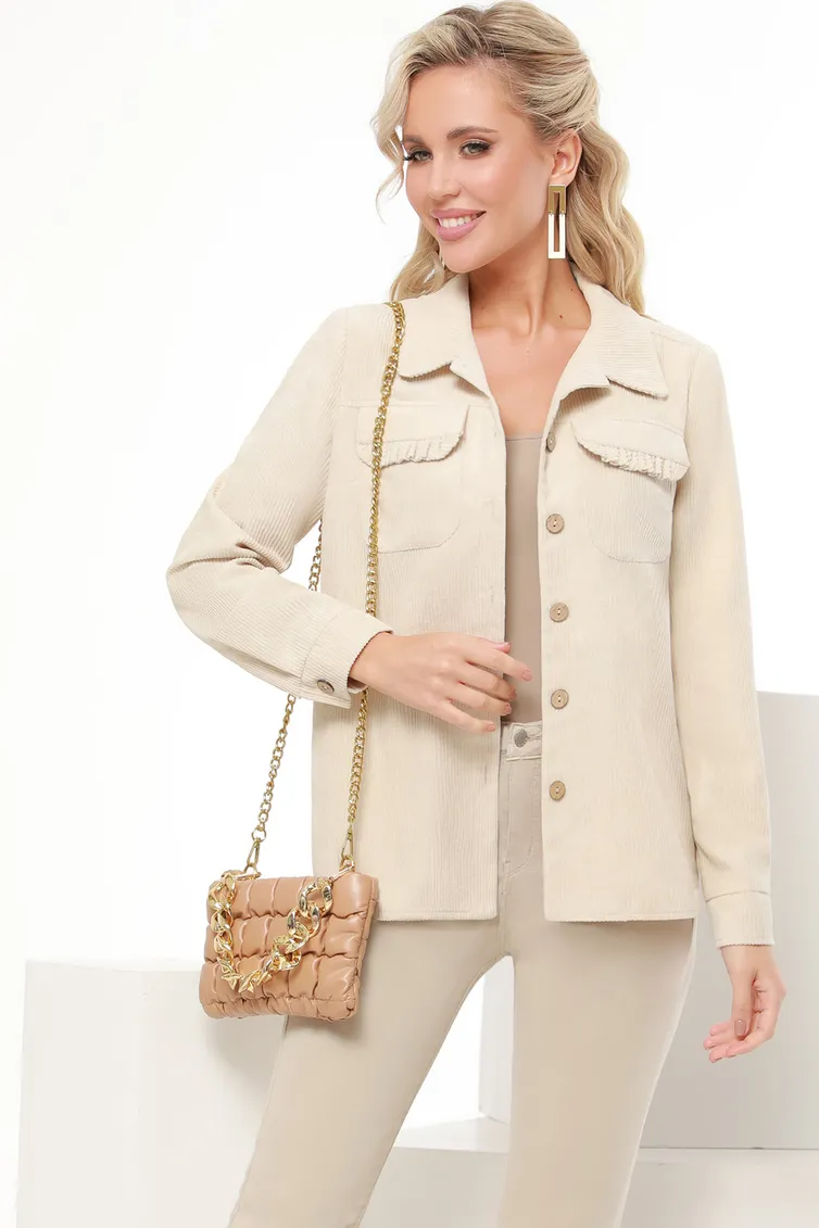 Bluzki, tuniki DS Trend #R-0114-0278 (velvetovaya bezhevaya)