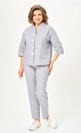 Костюм Vilena-fashion 1159 серый
