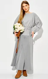 Костюм LAIKONY L-584 серый