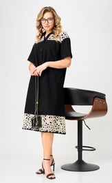 Платье Ava fashion М-193 черный