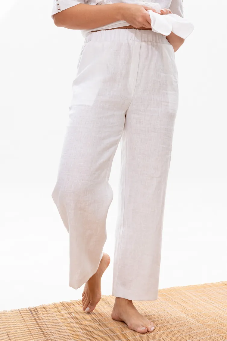 Trousers Ma Cherie #2091 belyj
