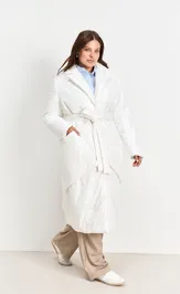 Coat DILIA 0651 belyj