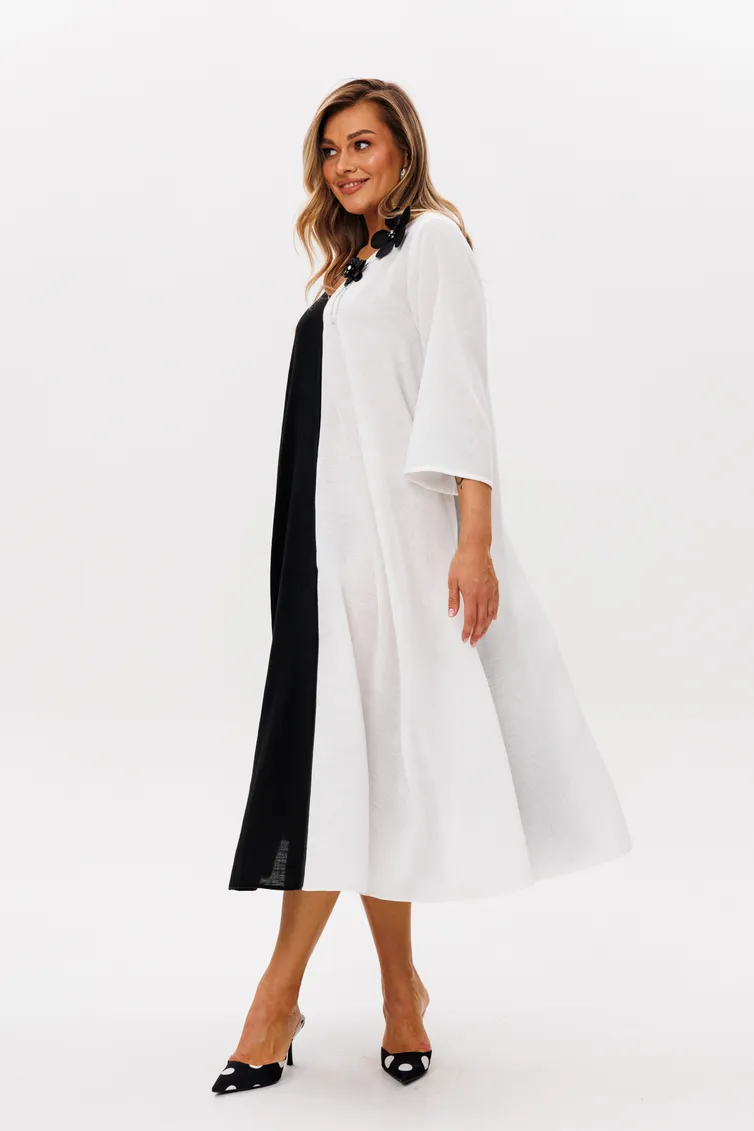Dress Anastasia #1243 plate cherno-belyj