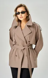 Тренч Ava fashion M-234 mokko