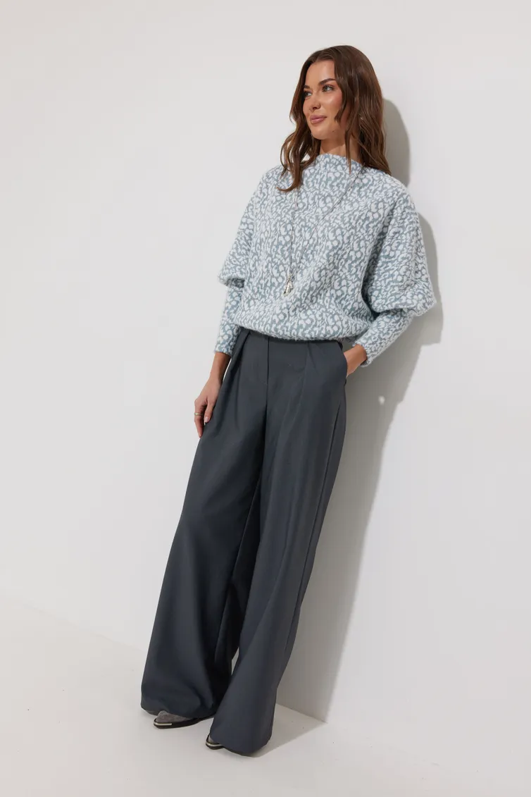 Jumper Lyushe #4277 goluboj