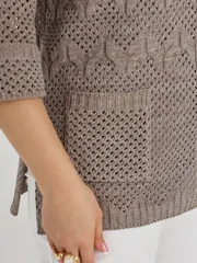 Sweter BONADI #2187 kapuchino