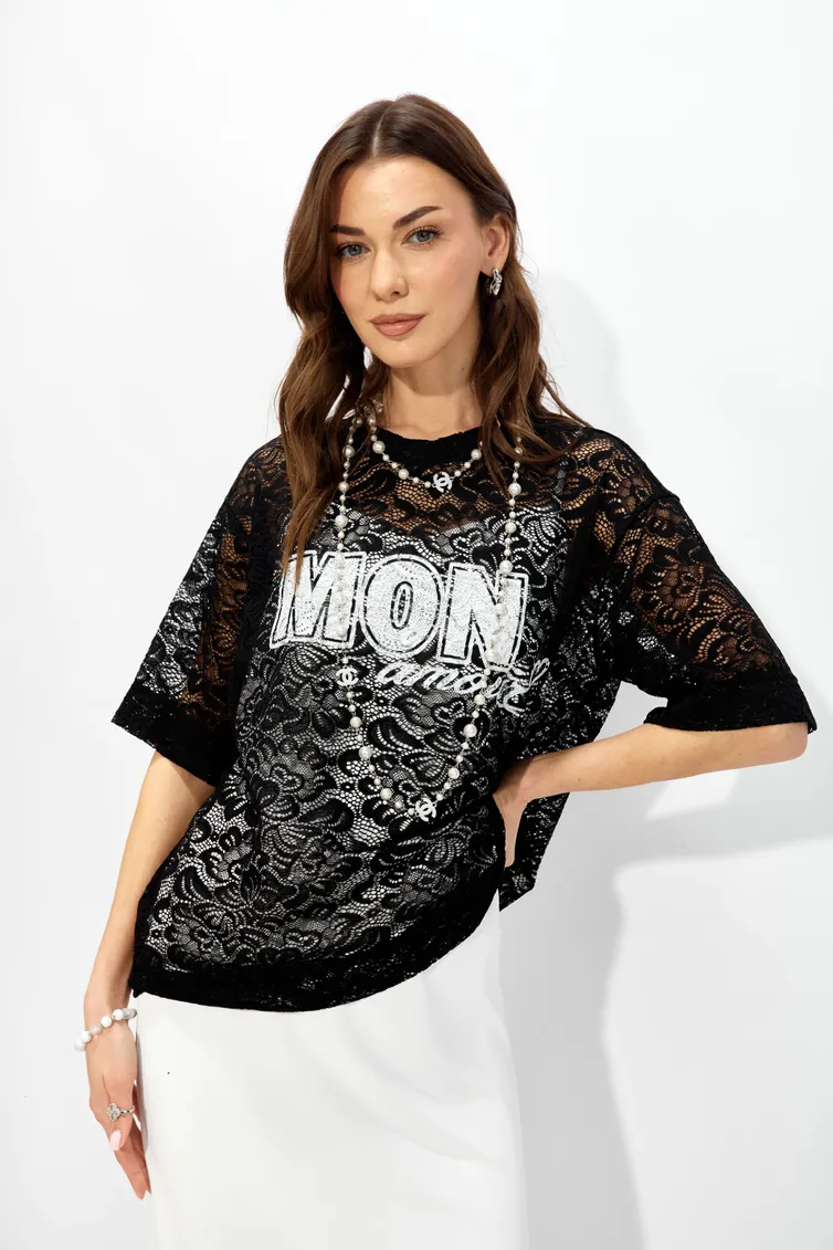 Bluzka Lyushe #4351 chernyj