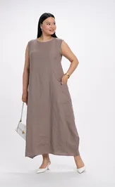 Sukienka FASHION CENTRE L-4258/Kakao/170