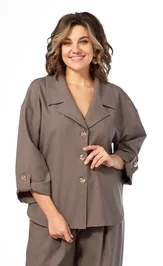 Suit Ольга Стиль S1044 korichnevyj