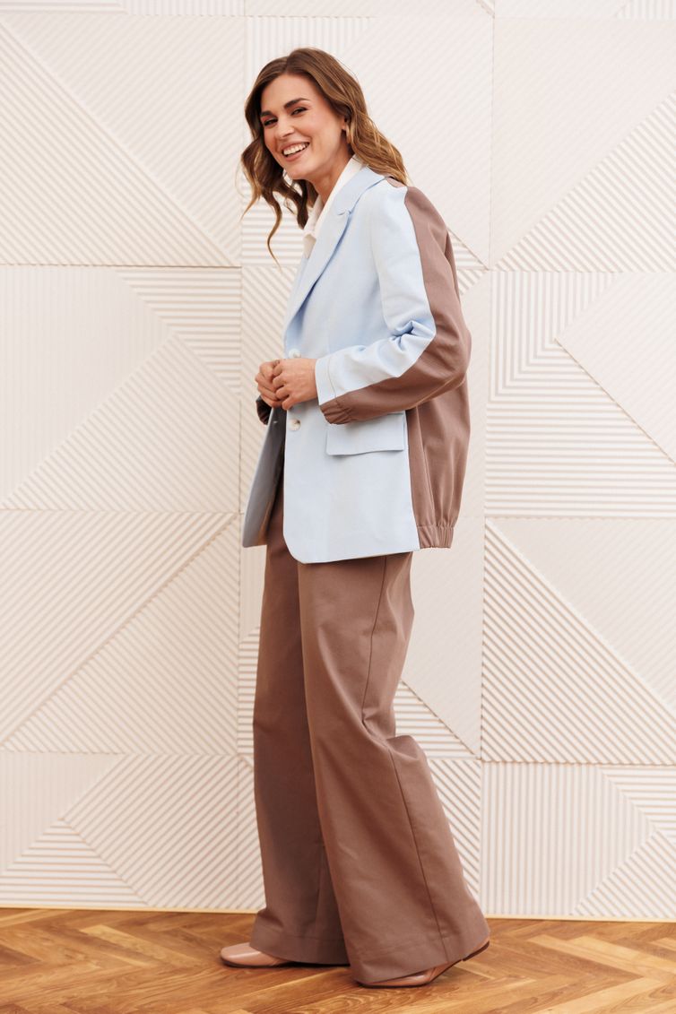 Костюм GIZART арт. 5368 голубой, капучино