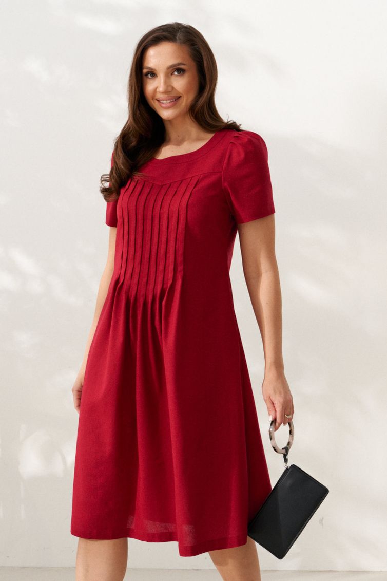 Sukienka Alta Moda #1033-8 krasnyj