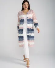 Sweter BONADI #1285 pudra-dzhins