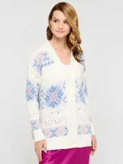 Кардиган Newvay арт. 9232-91015 мол/зимнее утро/камелия