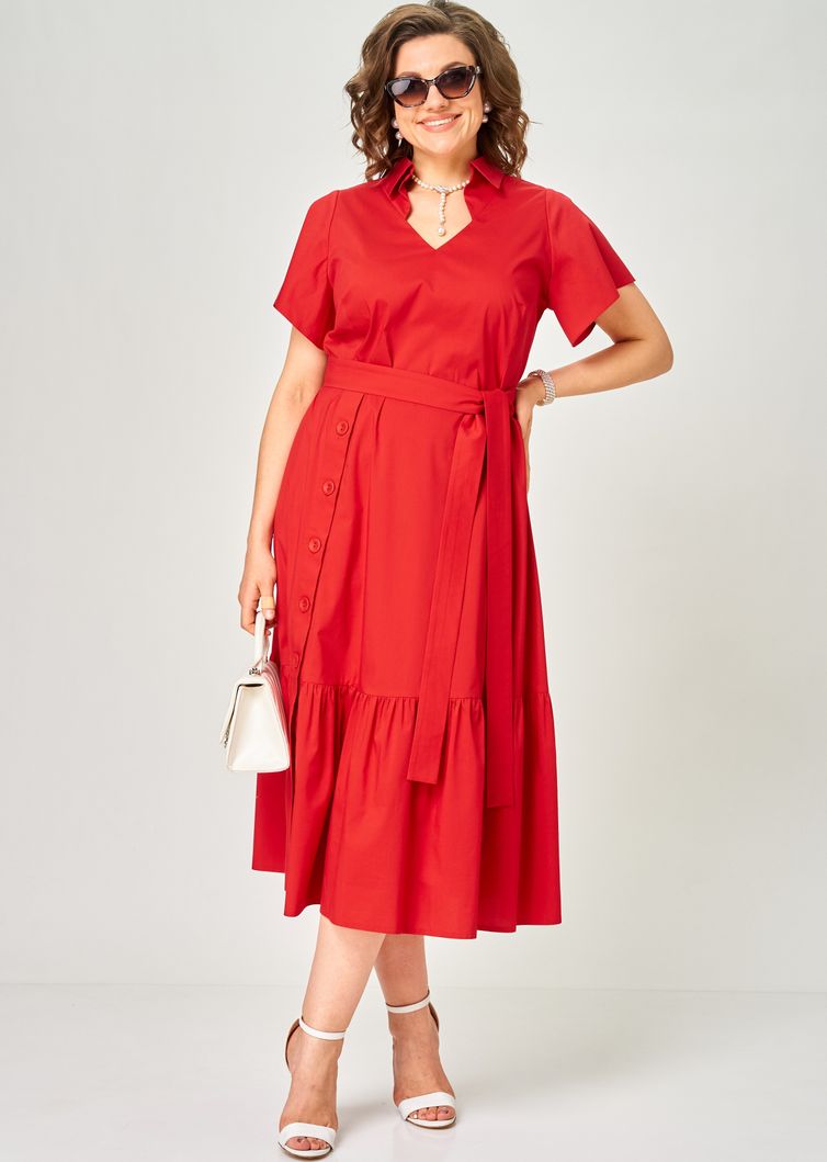 Платье EVA GRANT арт. 7325В красный