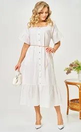 Платье Ava fashion М-190 молочный
