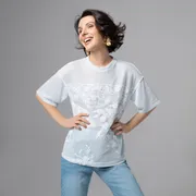 T-Shirt CHARUTTI #Budu tebe snitsya (goluboj melanzh)