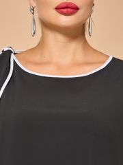 Блуза DORA plus арт. 0324-1 черный матовый