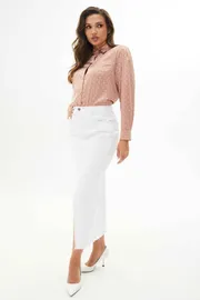 Blouse MiSlana #S818 roza