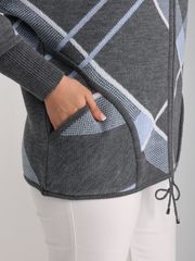 Sweter BONADI #1758 seryj