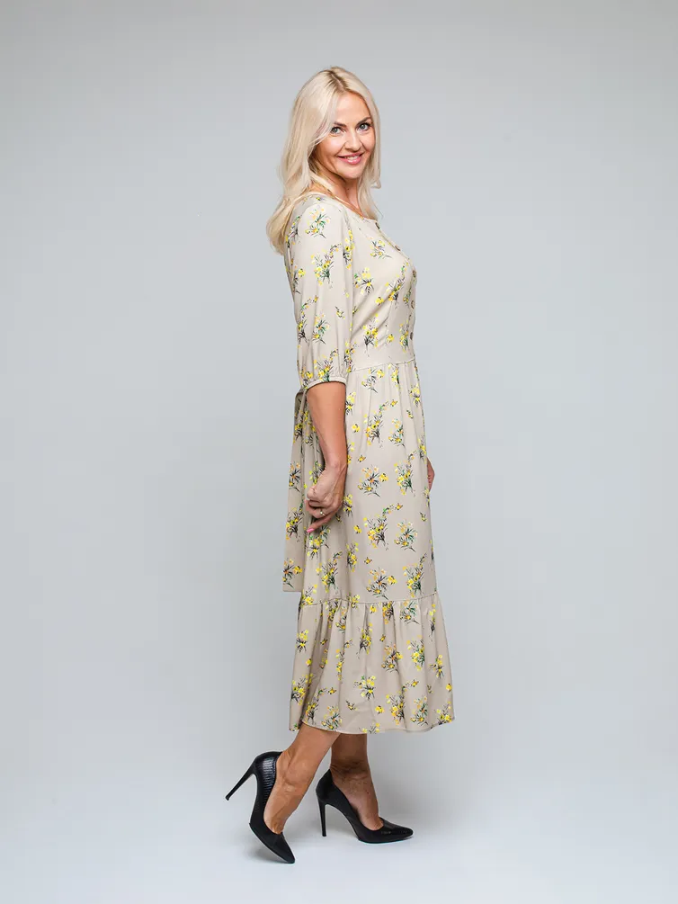 Sukienka Avila #0859 bezh