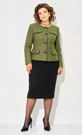Garnitur Anastasia MAK 1354 Zeleno-chernyj