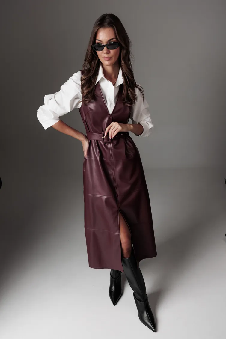 Sukienki Lyushe #4519 bordo