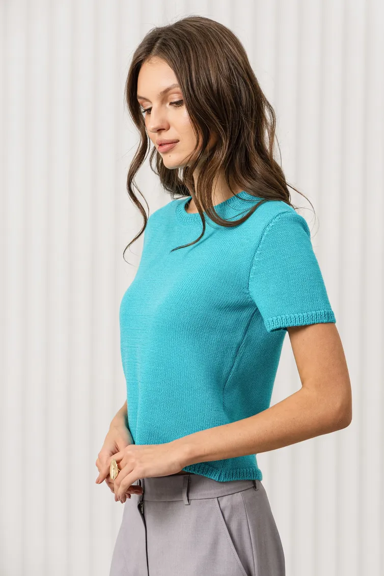 Jumper Romgil #RV0376-XL2 temno-biryuzovyj