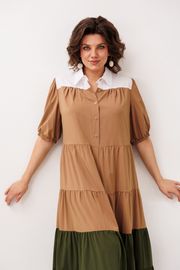 Платье Anelli Laurel арт. 1847 овсяное печенье