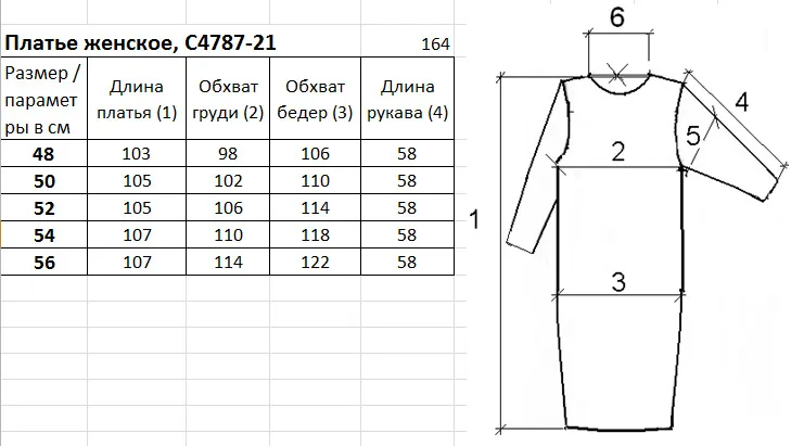 Платье Полесье арт. С4787-21 1С1170-Д43 антрацит 164