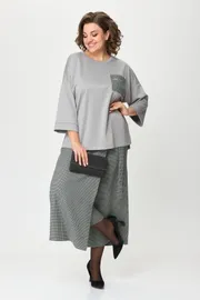 Костюм Michel Chic арт. 1362/1 серый, клетка