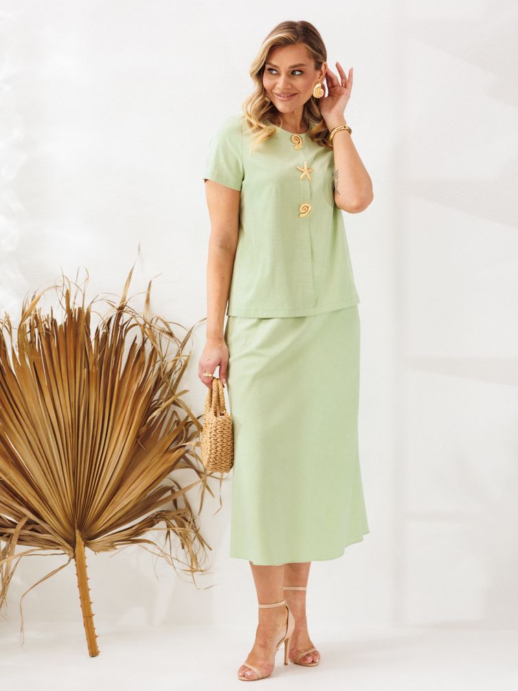 Костюм Мублиз арт. 333 фисташка