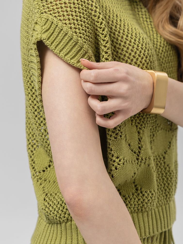 Джемпер Romgil арт. РВ0392-ХЛ4 лайм