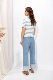 Джемпер Люше арт. 4344 голубой